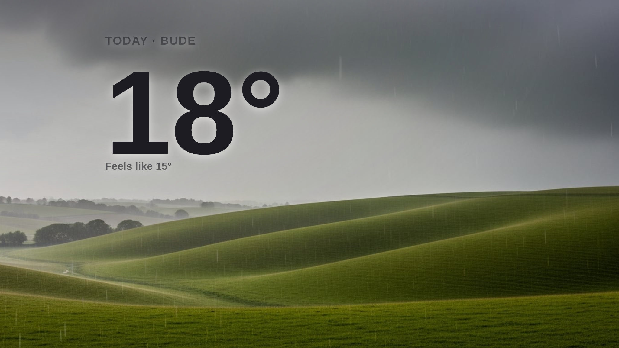 Heavy rain on the way for Bude - here's your Monday forecast