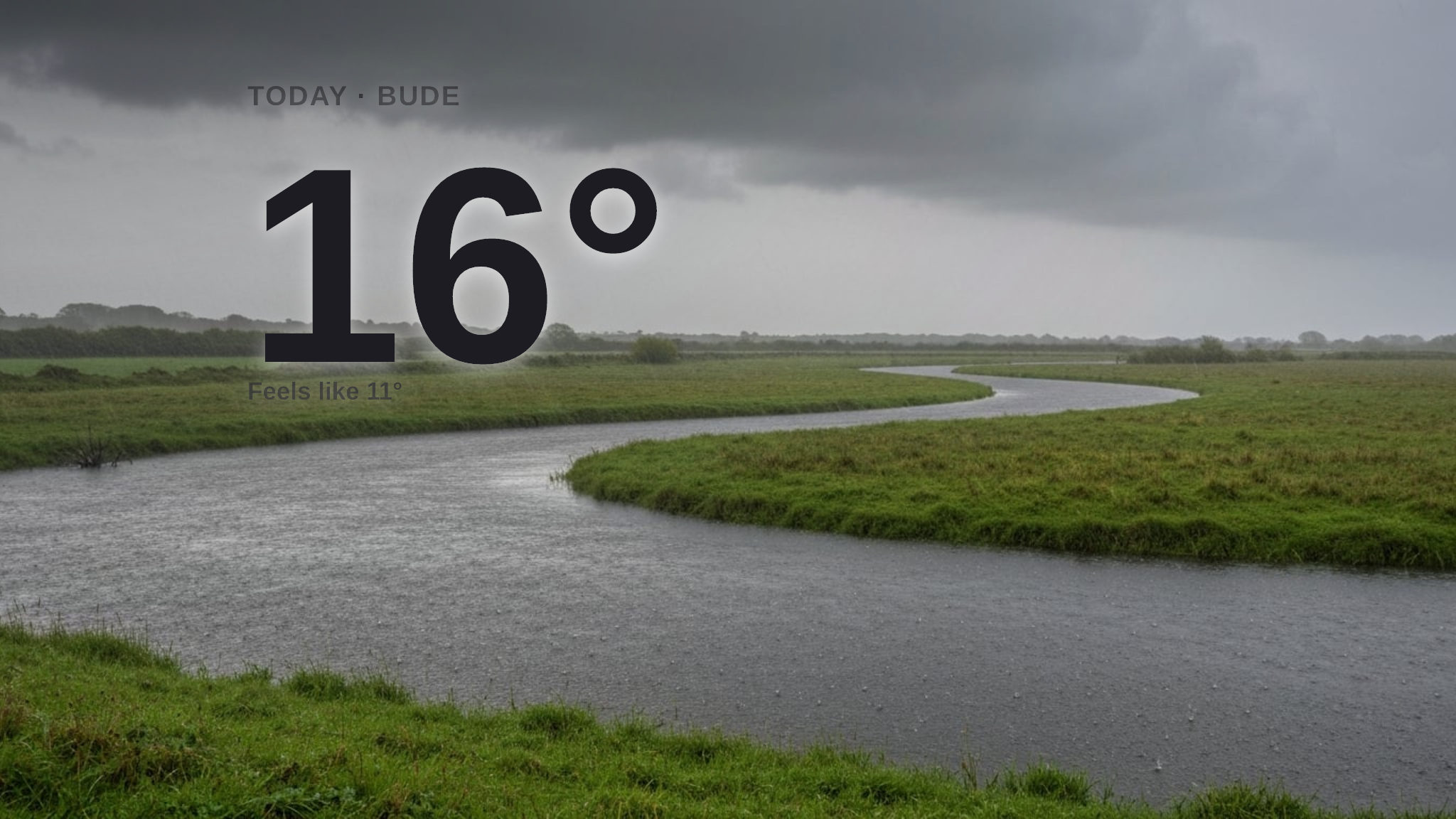 Heavy rain on the way for Bude - here's your Saturday forecast