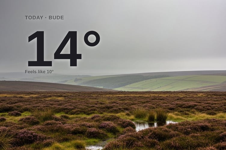 Bude weather: cloudy Monday with rain expected and a high of 14°C