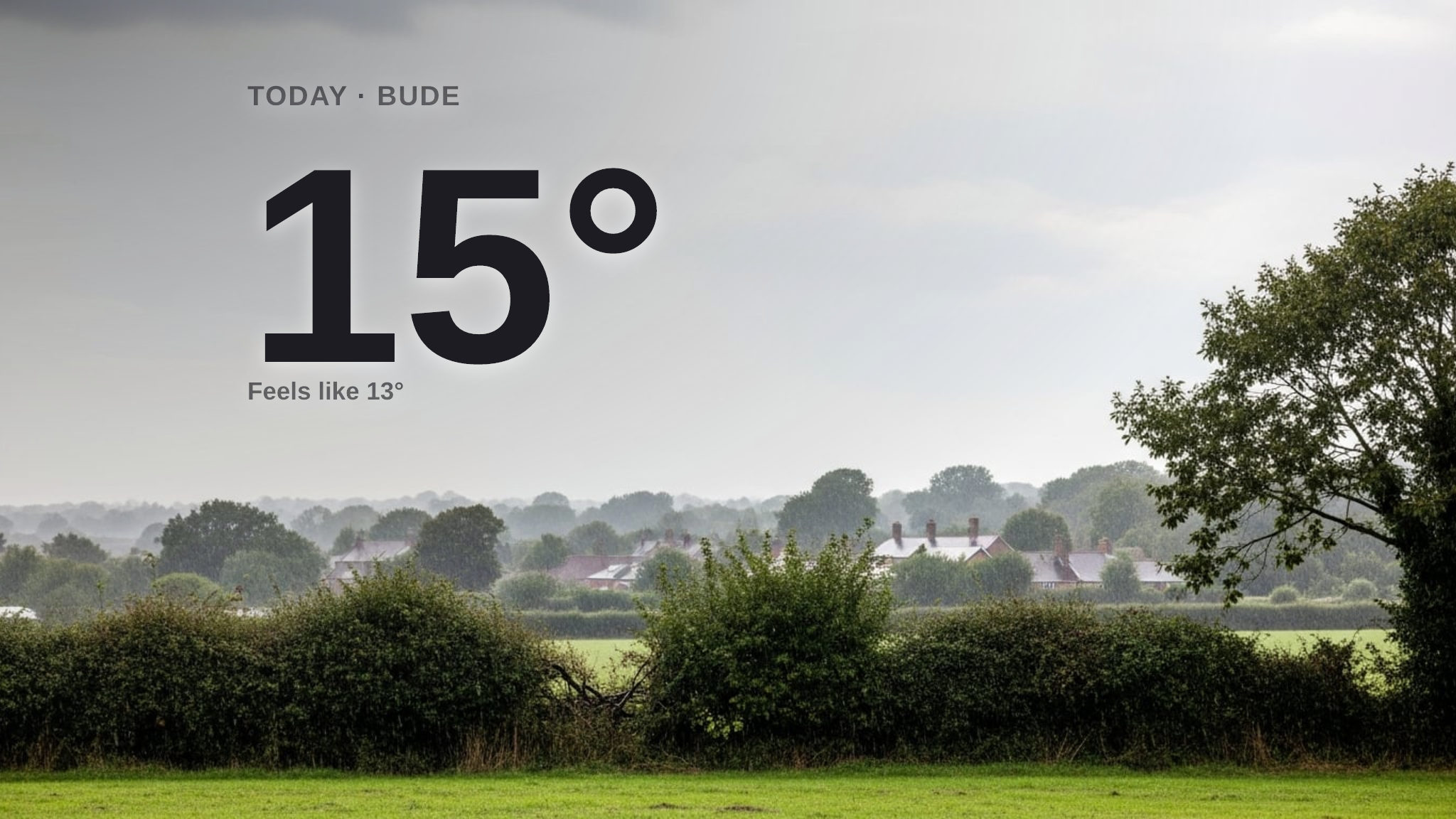 Heavy rain on the way for Bude - here's your Thursday forecast