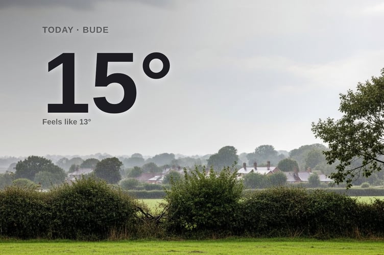 Bude weather: heavy rain Thursday with rain expected and a high of 15°C