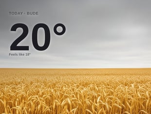 Bude weather: cloudy, 20°C high on Tuesday