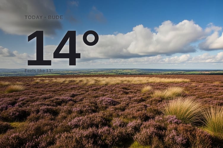 Bude weather: partly cloudy Saturday with little chance of rain and a high of 14°C