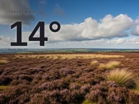 Bude: partly cloudy day, high of 14°C