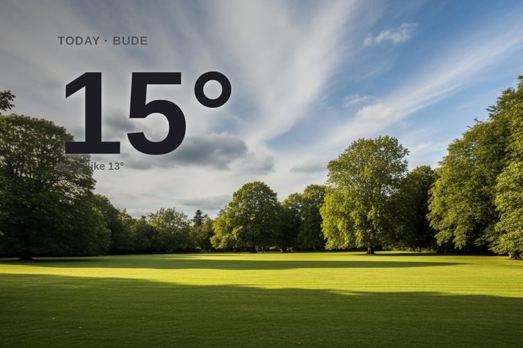 Bude weather: partly cloudy Wednesday with little chance of rain and a high of 15°C
